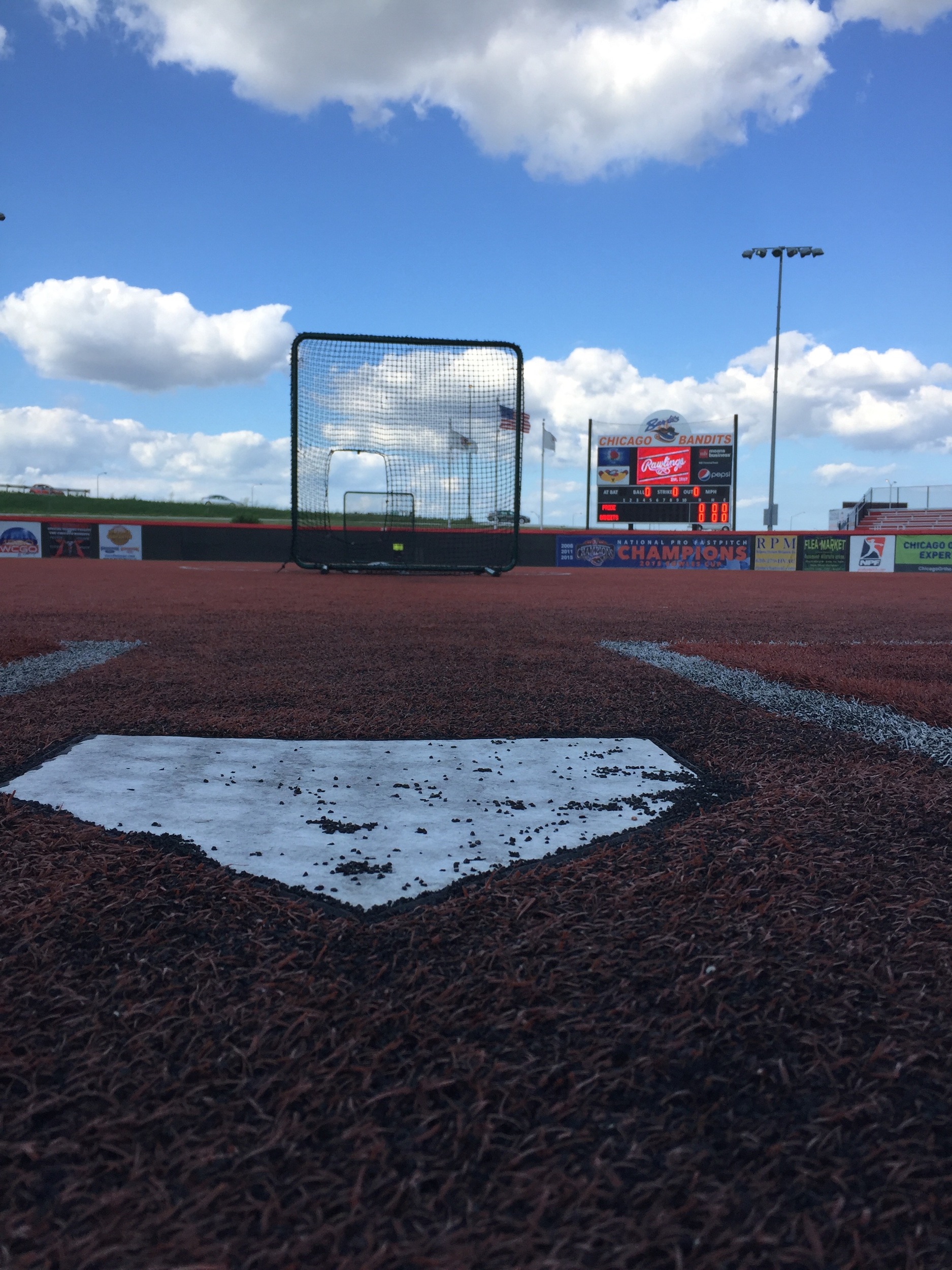 Professional slow pitch softball players